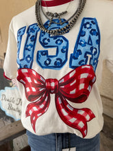 Load image into Gallery viewer, USA RINGER TEE
