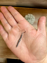 Load image into Gallery viewer, All Sterling Silver Saucer Pearls earrings dangle simple
