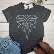 Load image into Gallery viewer, WESTERN BOOT STITCH TEE
