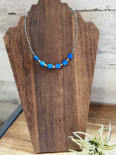 Load image into Gallery viewer, Sterling Silver &amp; Spiny Oyster Choker with Lapis – Summer Necklace
