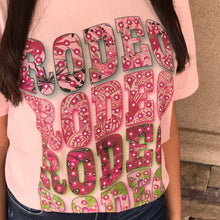 Load image into Gallery viewer, RODEO BARBIE GRAPHIC TEE
