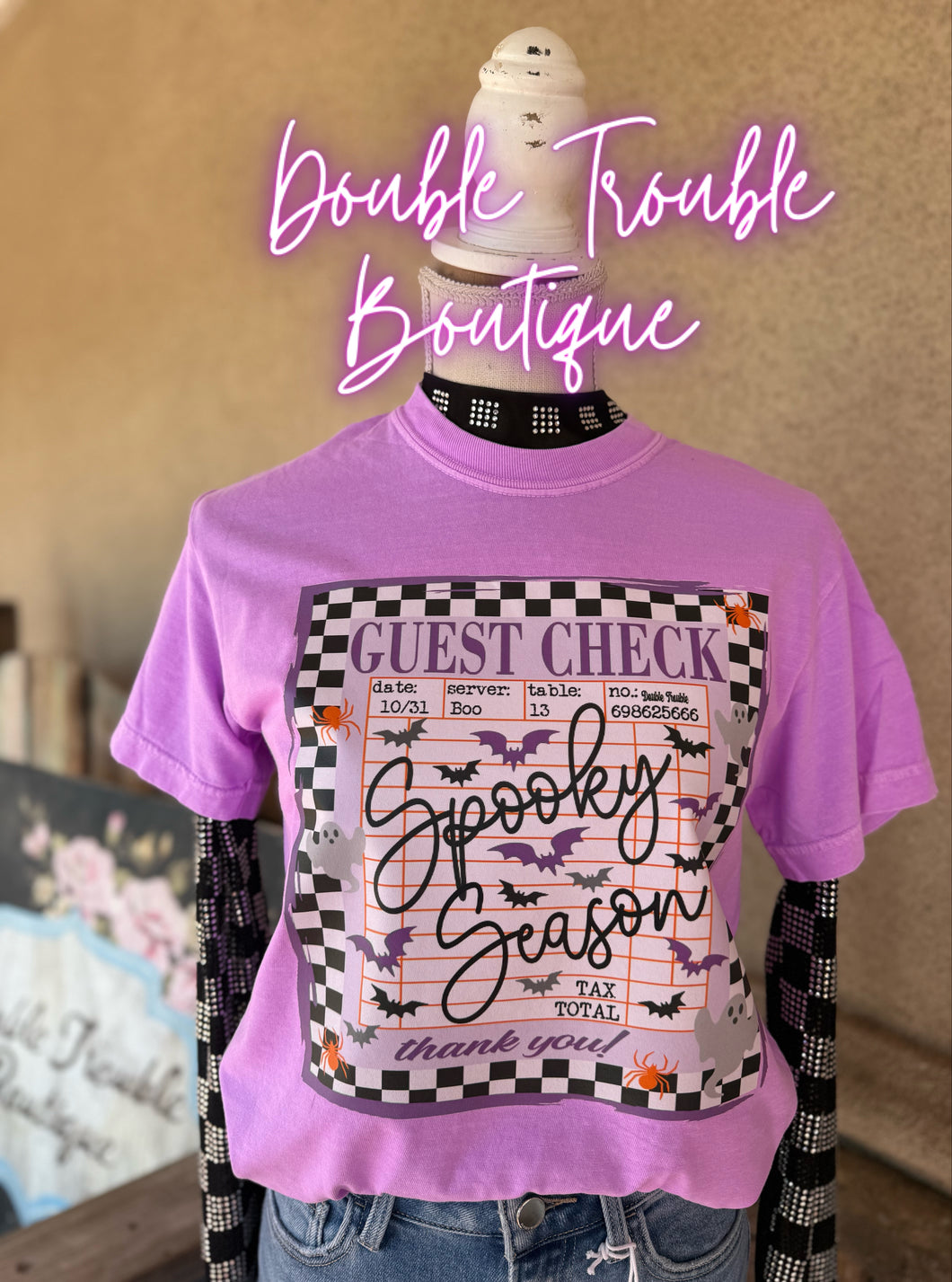 SPOOKY SEASON CHECK LIST TEE