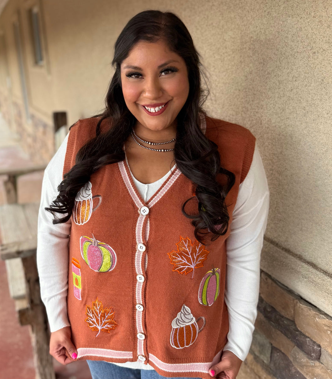 Pumpkin Spice Vest