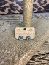 Load image into Gallery viewer, A/B Bronze 8MM Crystal Post Studs
