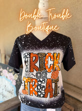 Load image into Gallery viewer, TRICK OR TREAT FAUX BLEACHED TEE
