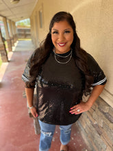 Load image into Gallery viewer, Sequin Jersey Top
