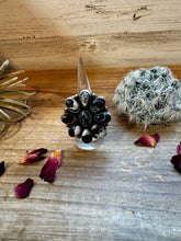 Load image into Gallery viewer, Cluster ring - size 8.5 - White Buffalo Ring - sterling silver
