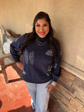 Load image into Gallery viewer, MIDNIGHT STITCH L/S -NAVY
