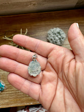 Load image into Gallery viewer, Teardrop Pendant - sterling silver with white buffalo
