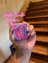 Load image into Gallery viewer, PINK SWIRL SQUISHY CUBE
