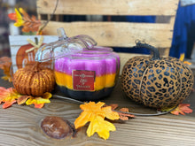 Load image into Gallery viewer, Bird of Paradise Pumpkin Candle By: Circle E
