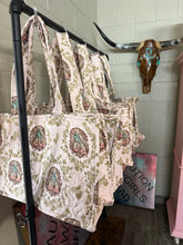 Load image into Gallery viewer, Our Lady of Guadalupe Quilted Tote By Junk Gypsy
