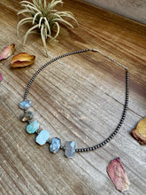 Load image into Gallery viewer, Peruvian Opal choker and Sterling Silver Pearls
