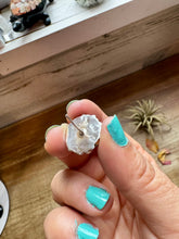 Load image into Gallery viewer, Cluster Earrings – White Opal &amp; Sterling Silver
