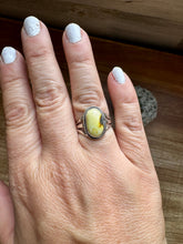 Load image into Gallery viewer, Small Ring - Size 7 - Palomino Turquoise &amp; sterling silver
