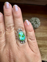 Load image into Gallery viewer, Ring- size 9 - Royston Turquoise &amp; Sterling Silver
