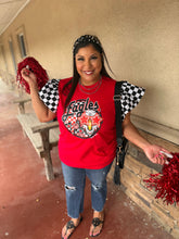 Load image into Gallery viewer, Eagles Pride Ruffle Tee

