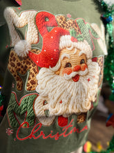 Load image into Gallery viewer, MERRY CHRISTMAS CROCHET TEE

