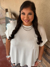 Load image into Gallery viewer, LEAH TOP -IVORY
