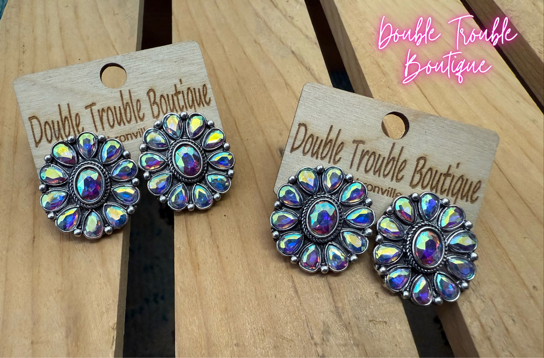Rhinestone Rodeo Bloom Studs