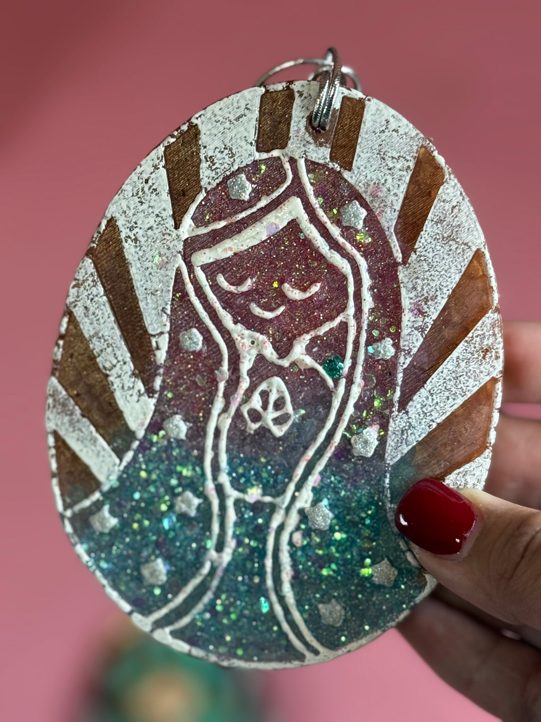 Our Lady Car Freshener -Ombré