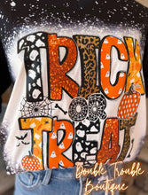Load image into Gallery viewer, TRICK OR TREAT FAUX BLEACHED TEE
