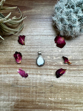 Load image into Gallery viewer, Teardrop Pendant - sterling silver with white buffalo
