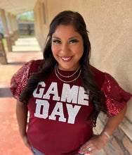 Load image into Gallery viewer, Game Day Show Off Top- Maroon

