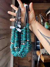 Load image into Gallery viewer, 23-Inch Deep Blue Turquoise Necklace &amp; Sterling Accents – Exclusive to The Bijoux FAB

