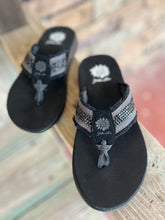 Load image into Gallery viewer, GENZY BLACK SANDALS
