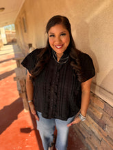 Load image into Gallery viewer, LILLY TOP -Black
