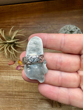 Load image into Gallery viewer, MJ collection - long turquoise stone ring - Size 6 - sterling silver
