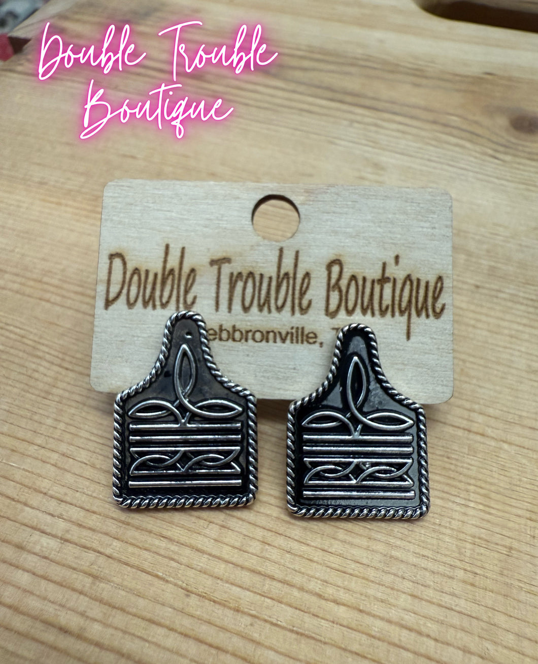Western Whip Earring Studs