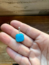 Load image into Gallery viewer, Smaller Pendant -Kingman Turquoise &amp; Sterling Silver
