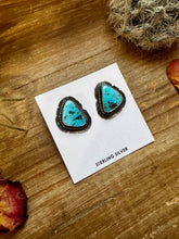 Load image into Gallery viewer, Stud Earrings Turquoise Earrings &amp; Sterling Silver
