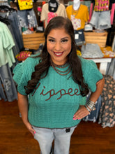 Load image into Gallery viewer, Yippee Knit Ruffle Top
