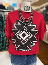 Load image into Gallery viewer, Aztec Cow Tee
