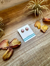 Load image into Gallery viewer, Pink Conch Stud Earrings by Esther White – Sterling Silver
