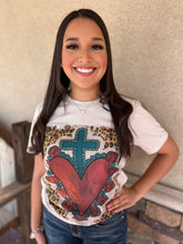 Load image into Gallery viewer, SACRED HEART GRAPHIC TEE
