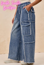 Load image into Gallery viewer, Adri Wide Leg Jogger Denim
