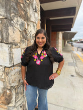 Load image into Gallery viewer, MARKET SQUARE EMBROIDERED TOP
