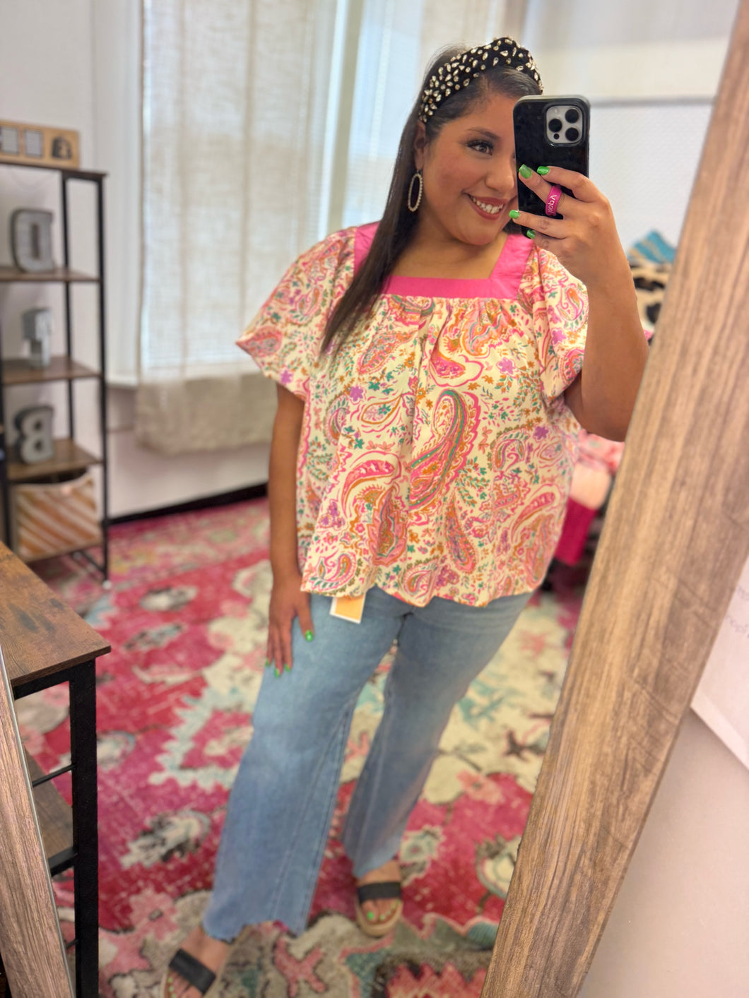 SUTTON RISEN STRAIGHT LEG CROP DENIM