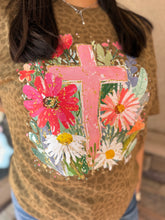Load image into Gallery viewer, Spring Cross Leopard Tee
