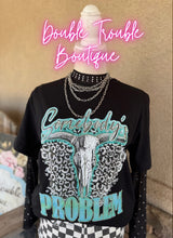 Load image into Gallery viewer, Somebody’s Problem - Rhinestone Tee
