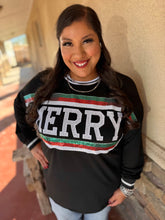 Load image into Gallery viewer, MERRY L/S SEQUIN  TOP
