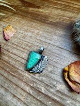 Load image into Gallery viewer, MJ pendant - Verascite &amp; Sterling Silver
