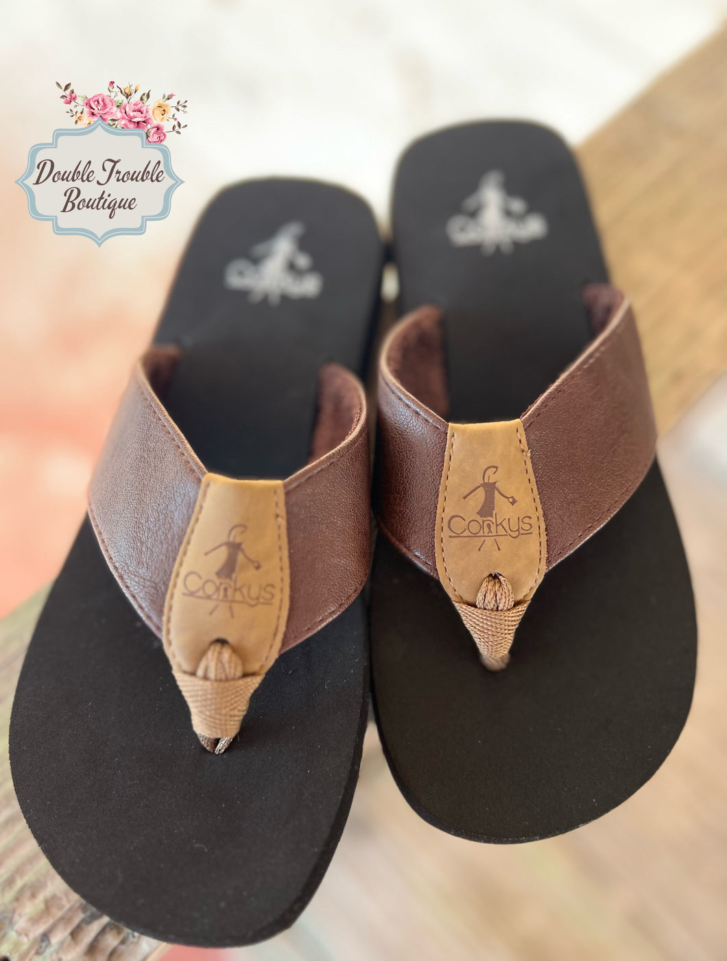 SUMMER BREAK SANDALS- BROWN