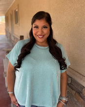 Load image into Gallery viewer, Leah Top -Turq
