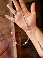 Load image into Gallery viewer, 5 fresh water pearls Choker And Sterling Silver Pearls
