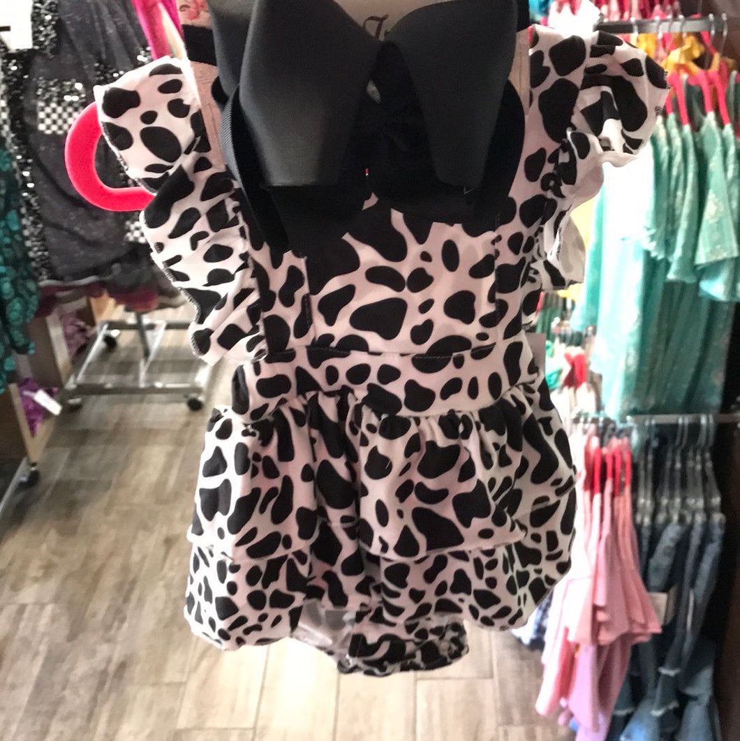 BABY COW ROMPER